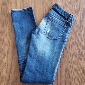 Gap Real Straight Deconstructed Jeans